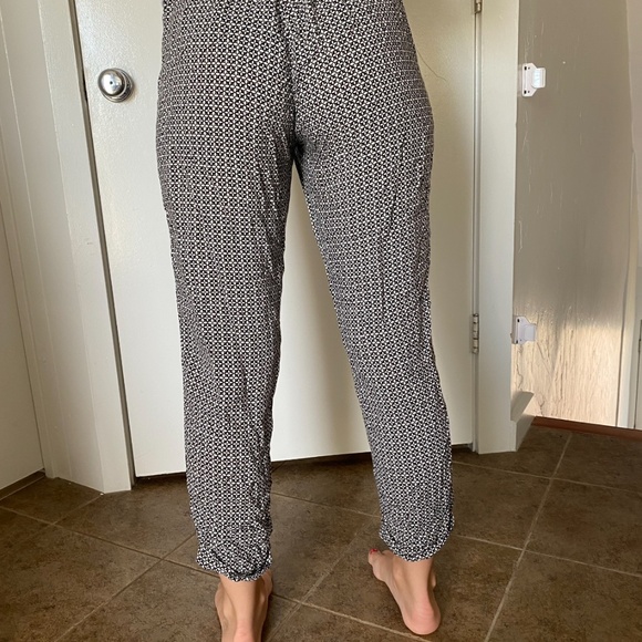 Black and white summer pants - Picture 2 of 6